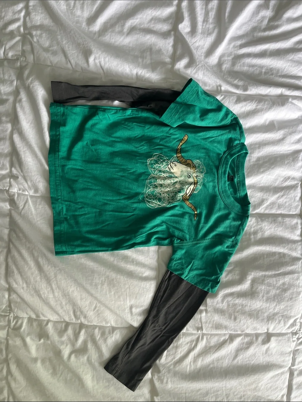 Layered goat tee